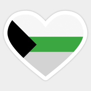 Demiromantic pride heart Sticker